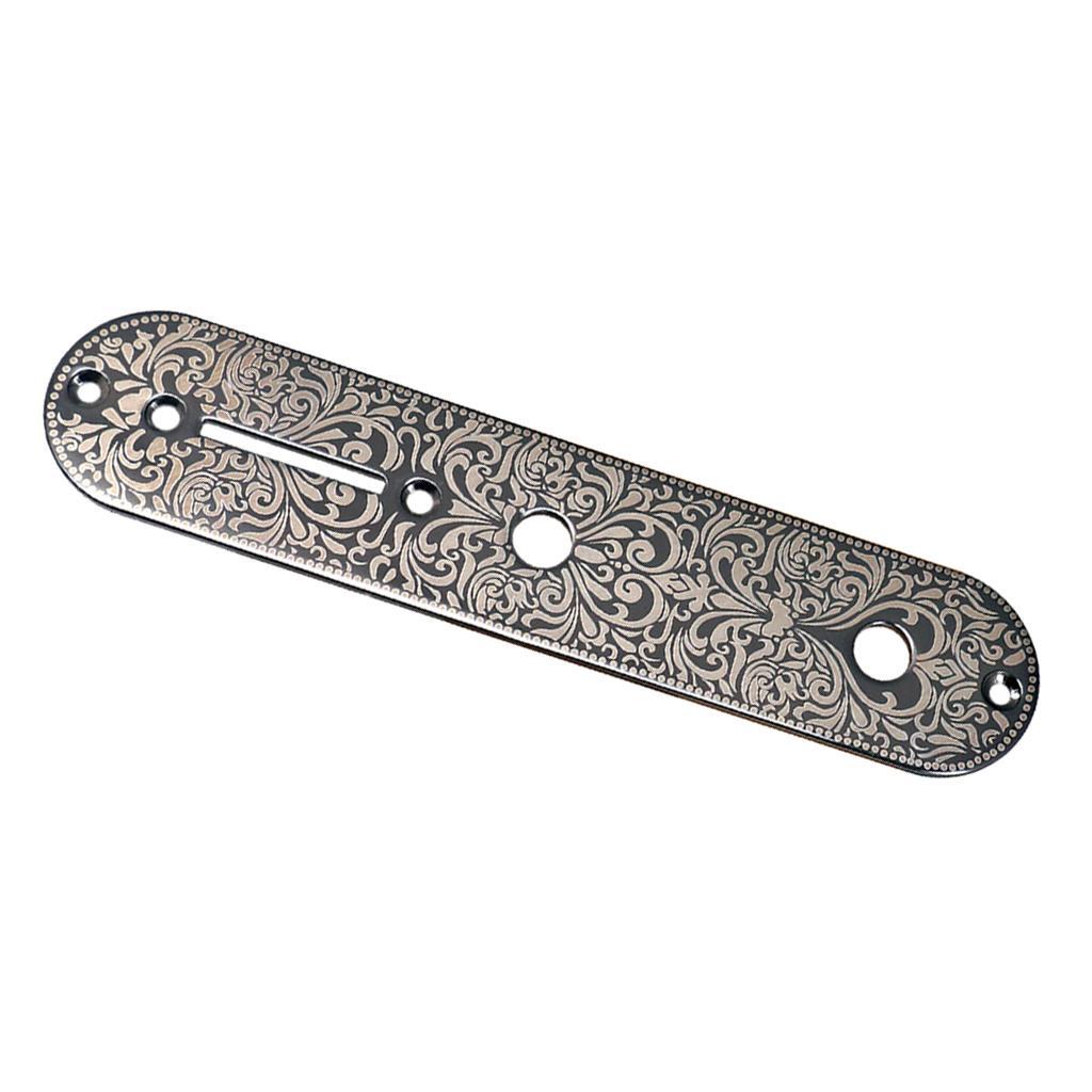 2 x Metal Guitar Control Plate Cover for TL Electric Guitar Replacement Parts