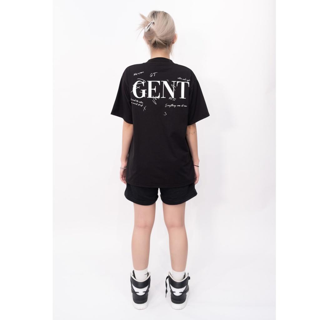 Áo thun Signature Basic Tee unisex nam nữ from rộng, tay lỡ, cổ tròn màu đen, trắng.