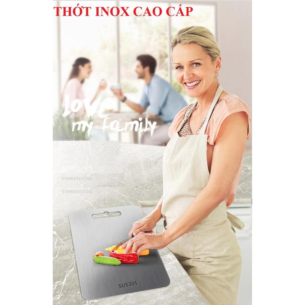 THỚT INOX 304 CAO CẤP TO KHÔNG RỈ SÉT - LOẠI DÀY 2.5mm