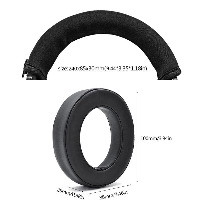 Cặp Đệm Bọc Da Thay Thế Cho Tai Nghe Bluetooth Corsair Hs50 Pro Hs60 Pro Hs70 Pro