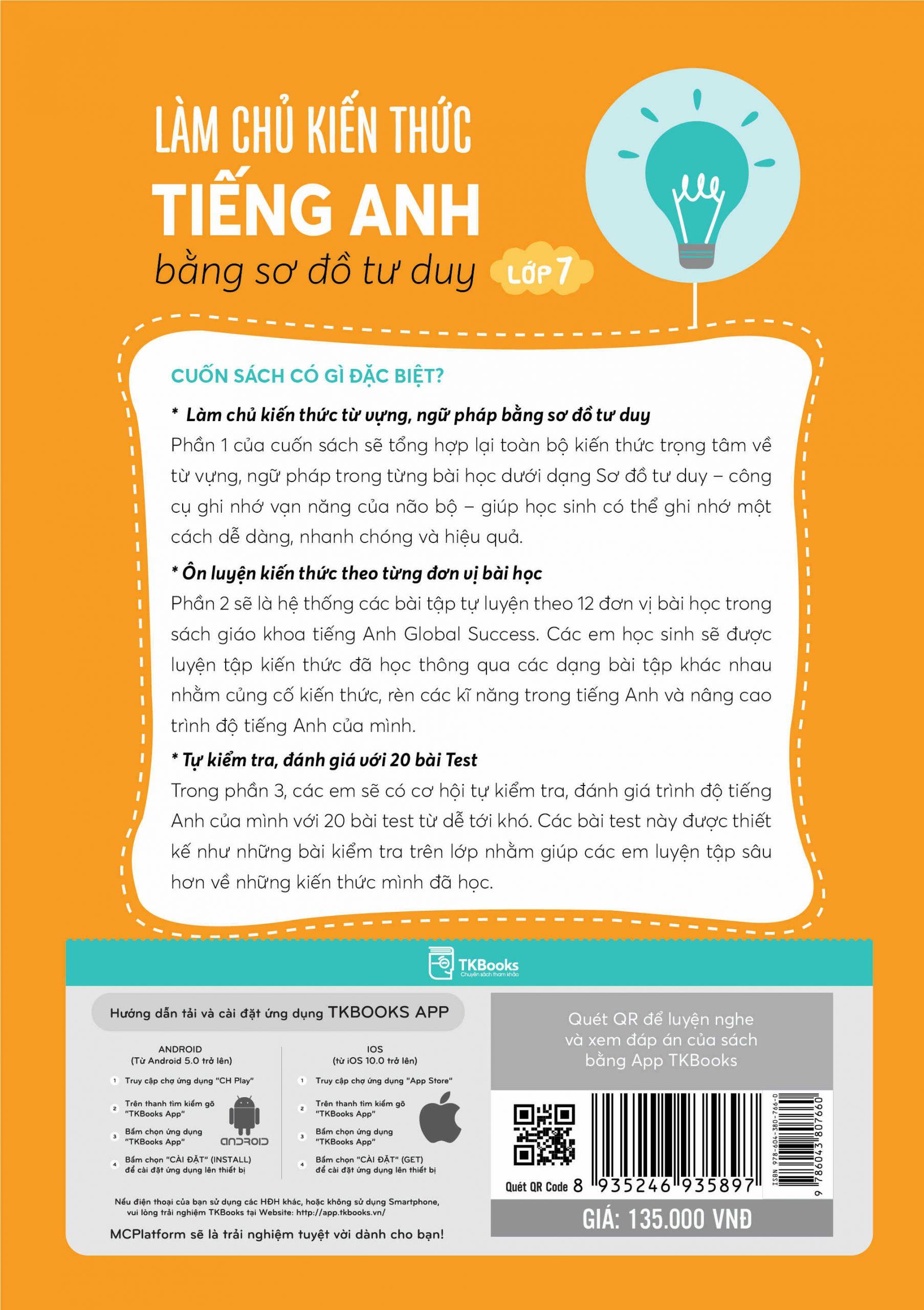 Làm Chủ Kiến Thức Tiếng Anh Bằng Sơ Đồ Tư Duy Lớp 7
