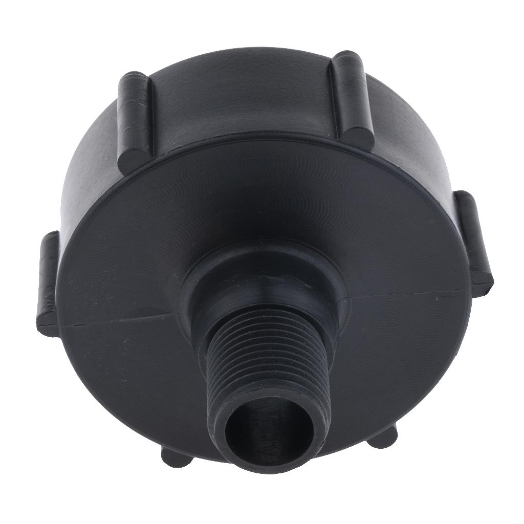 Heavy Duty, 1000L IBC Water Tank Garden Hose Valve Adapter Connector 2'' to 1/2''