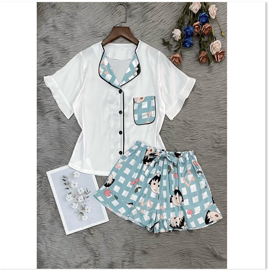 SET BỘ ĐỒ NGỦ NỮ SIÊU XINH , CỰC ĐẸP , MÁT MẺ , CHẤT LIỆU CAO / HÈ 2021 THỜI TRANG KING FASHION