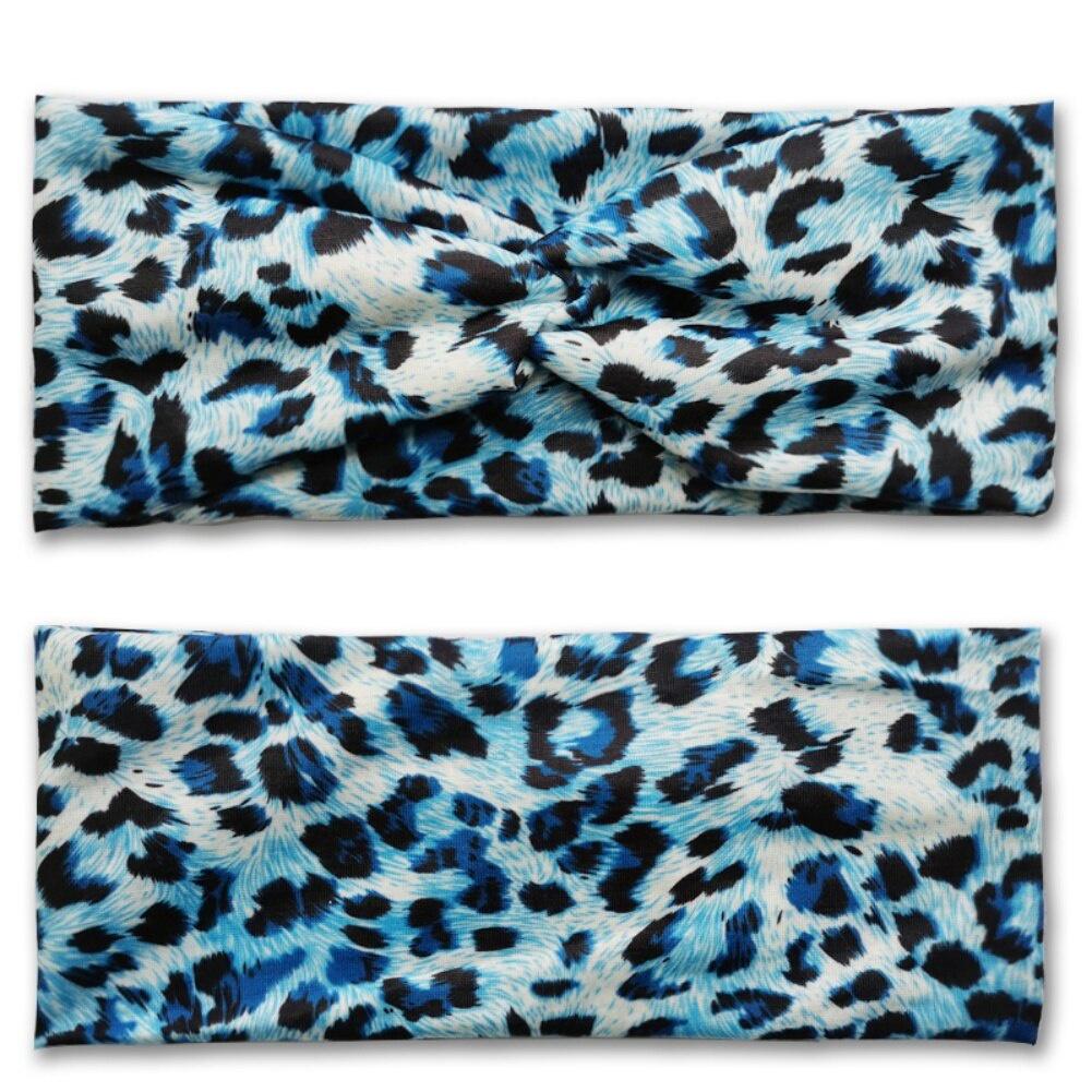 Absorbent Sport Sweat Headband Outdoor For Men Women Yoga Hair Bands Sweatband Leopard Yoga Cycling Running Sports Accessories