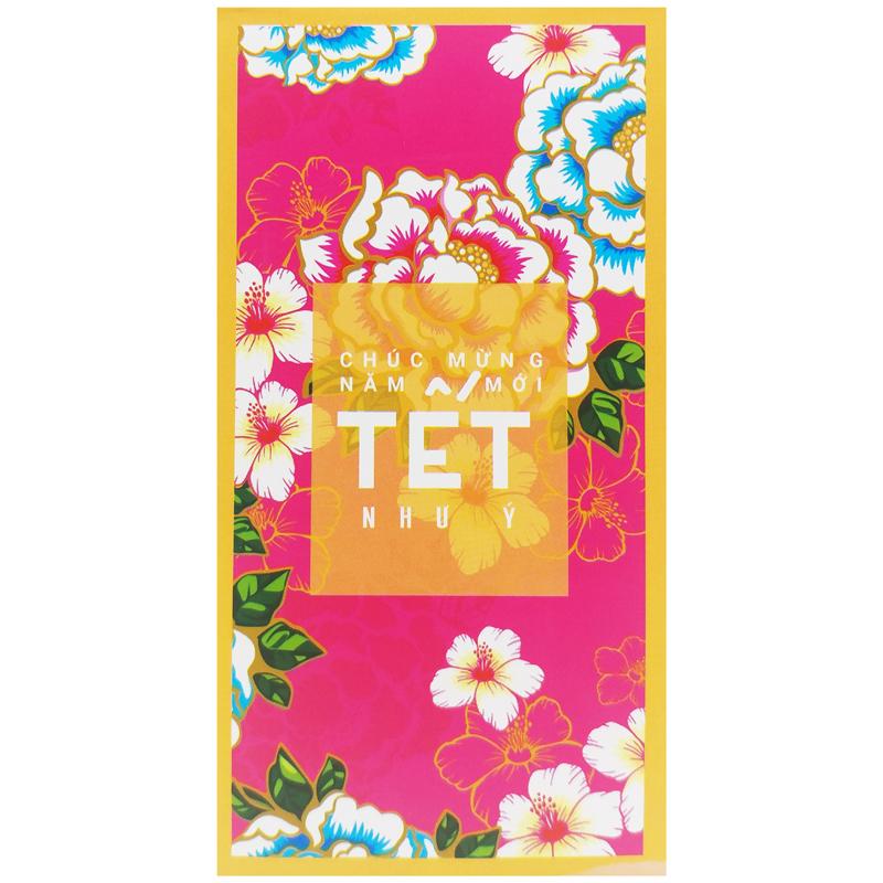 Bộ 5 Bao Lì Xì Hoa Tết Bính Ngọ 2026 - Futurebook L384 - Tết Như Ý