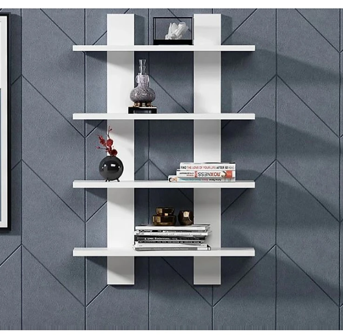 Kệ Gỗ Treo Tường 4 Tầng Tundo CTKT504 KT 90x60x15cm