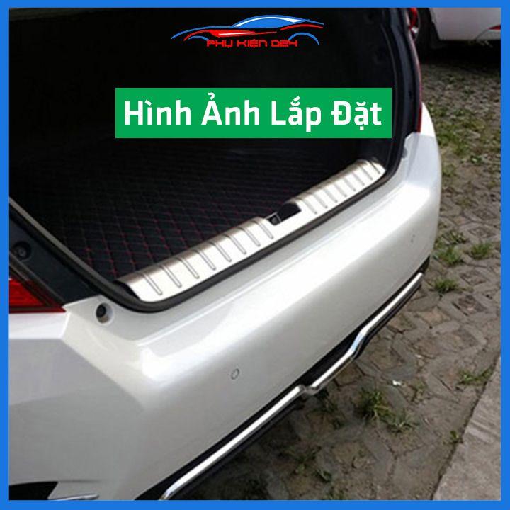 Ốp chống trầy cốp Civic 2016-2017-2018-2019-2020-2021 inox sáng bóng bảo vệ xe chống va đập