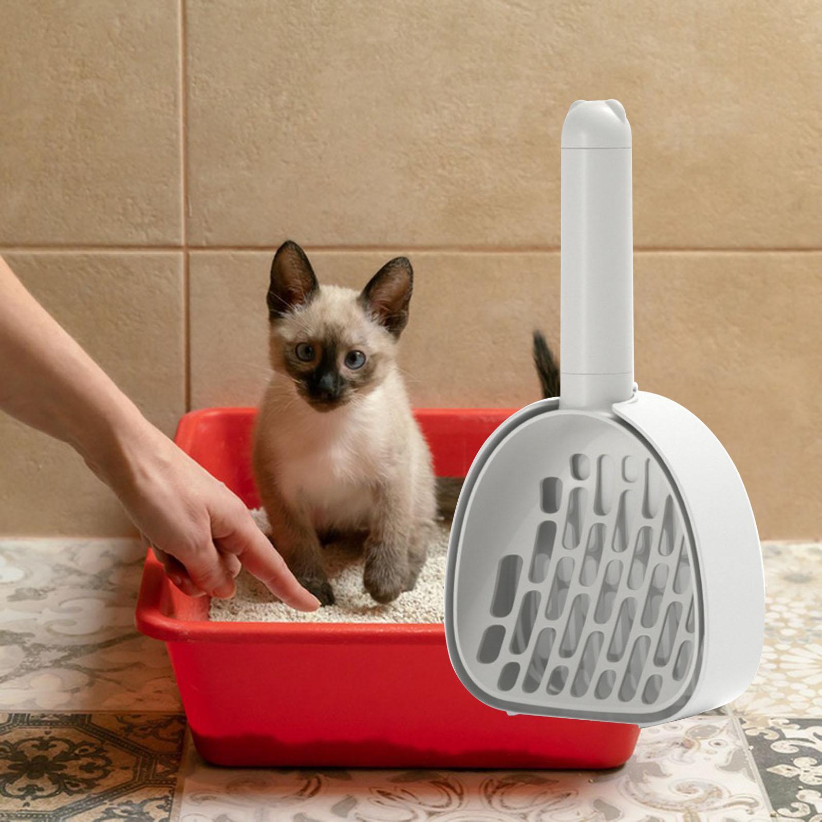 Cat Litter Dustpan Pet Litter Scooper Indoor Sand Sifting Pet Cleaning Tool