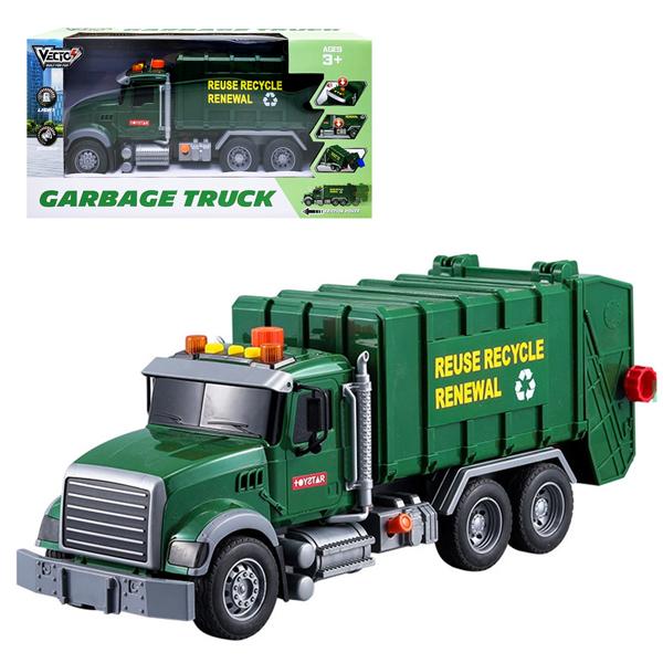 Đồ Chơi Mô Hình Xe Rác Có Đèn Và Âm Thanh - Vecto VT53P-2