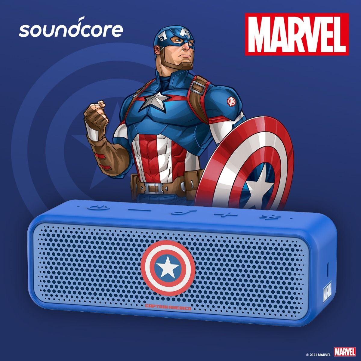 Loa bluetooth SOUNDCORE (by Anker) Select 2 16W- Phiên bản Marvel - A3125