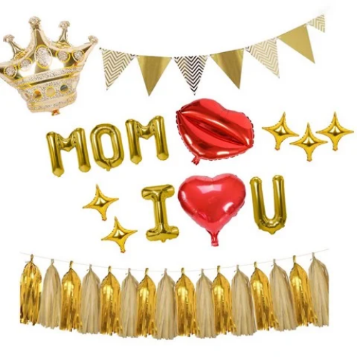 Bộ bong bóng trang trí ngày Mother's Day balloon set mfd23