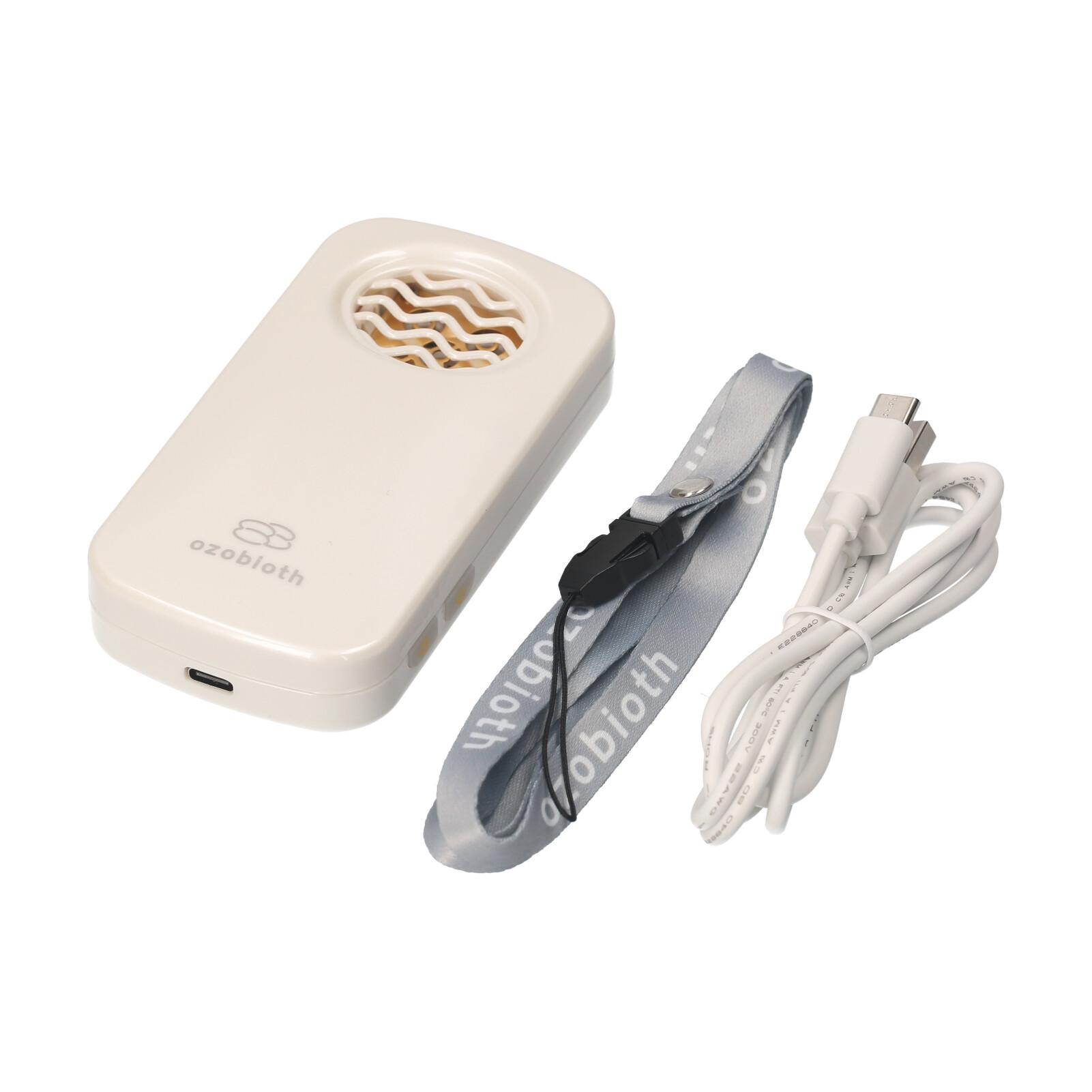 Ozobioth Portable Ozone Generator Air Purifier with Lanyard 2 Timing Modes Wearable Air Cleaner Eliminate Odor