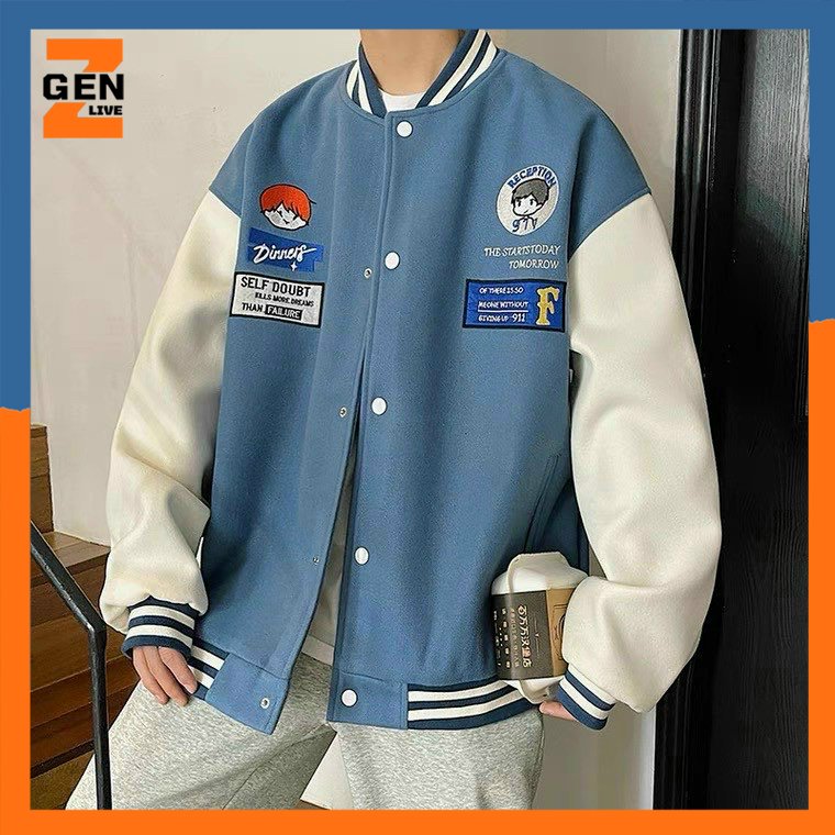 Áo bomber nam nữ phong cách hiện đại, chất liệu nỉ dày dặn phù hợp với các couple - LZ FASHION - TP004