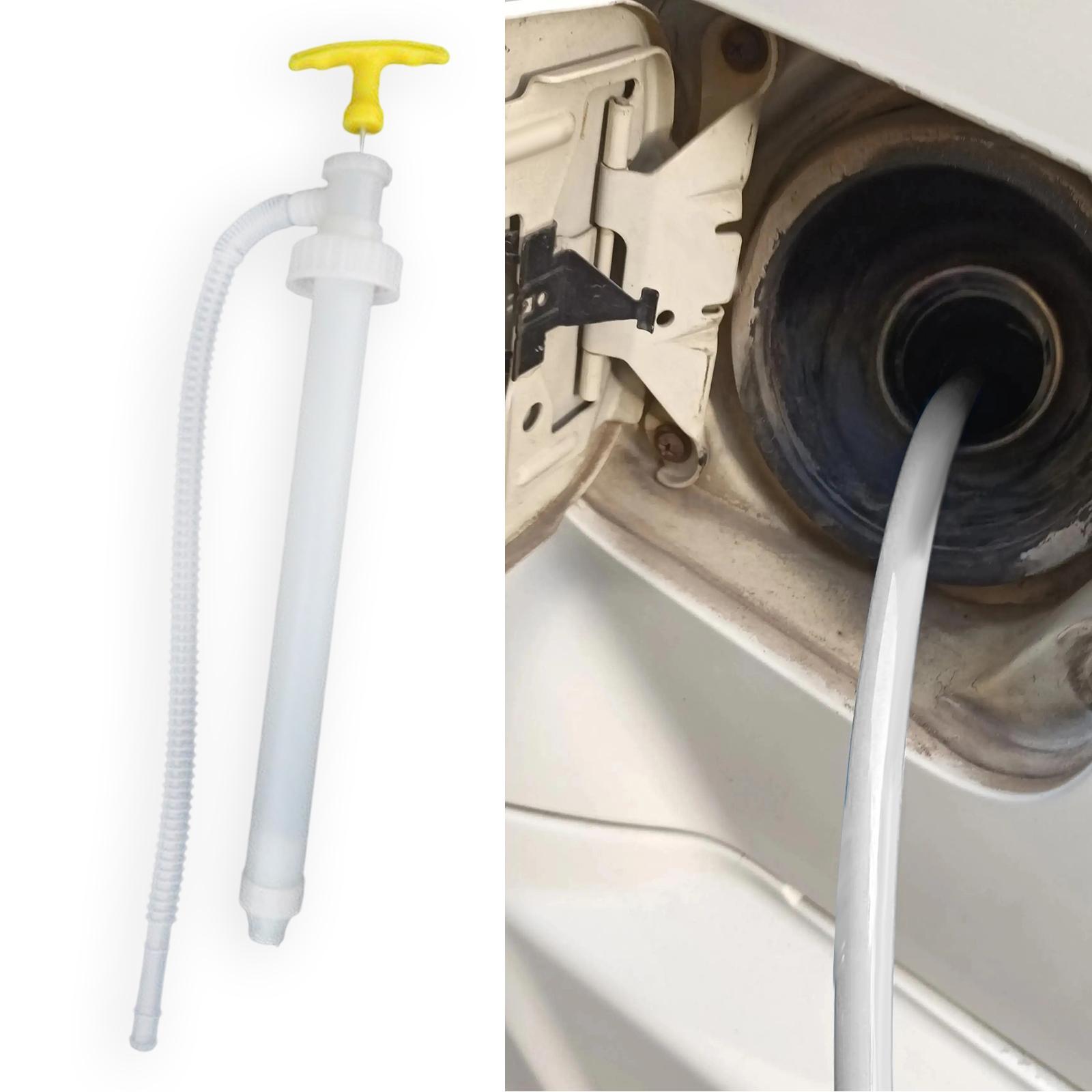 Hand Operated Fuel Pump Flexible Hose Siphon Transfer Pump Self Priming Pump
