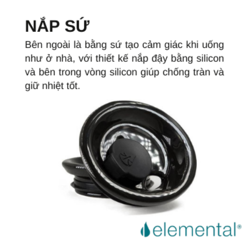 : LY GIỮ NHIỆT ELEMENTAL ARTISAN MÀU HOA VĂN (480ML)