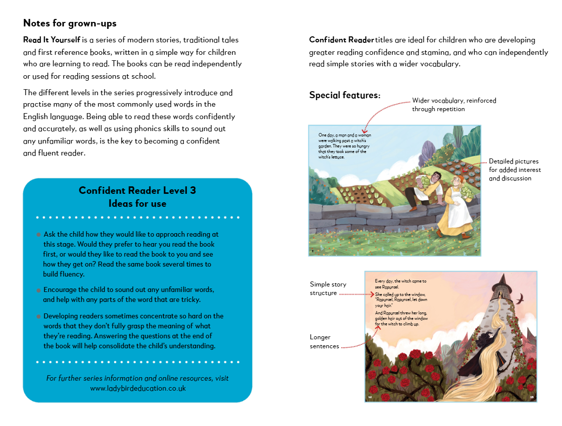 Sách ngoại văn: Rapunzel - Read It Yourself - Level 3 Confident Reader