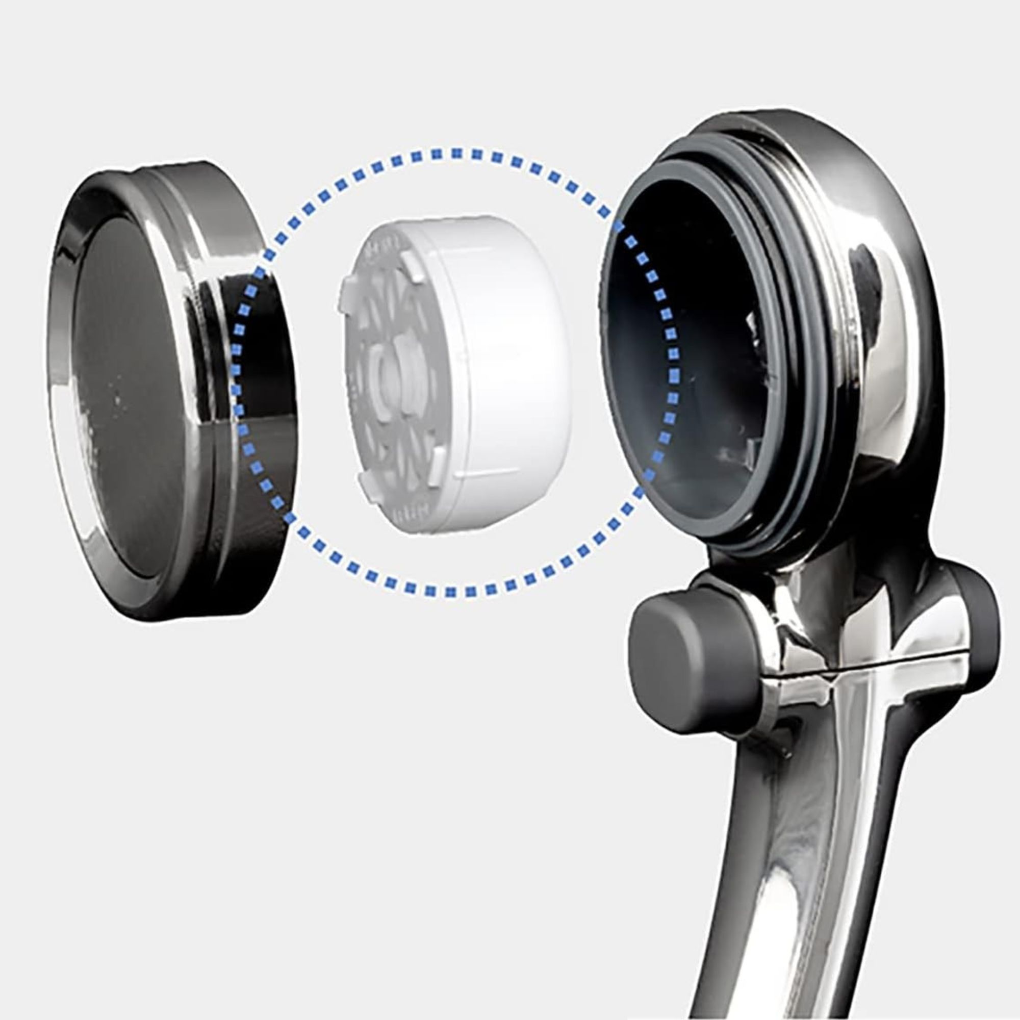 Bộ vòi sen tắm mạ WT có nút dừng Takagi (JSB122MAS)