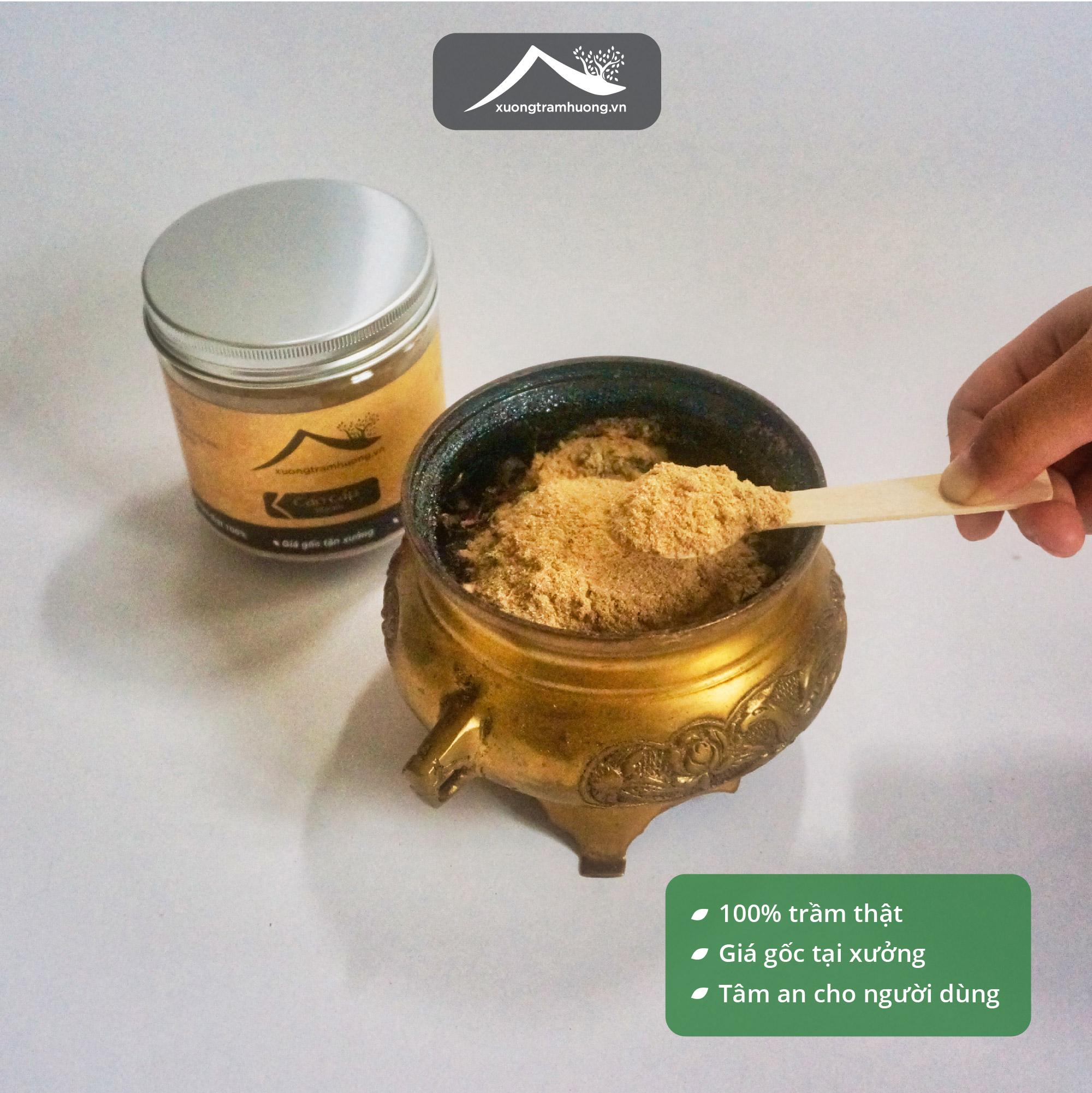 Bột Trầm Hương Nguyên Chất Cao Cấp Xưởng Trầm Hương Xông Nhà Tẩy Uế Tân Gia Khai Trương