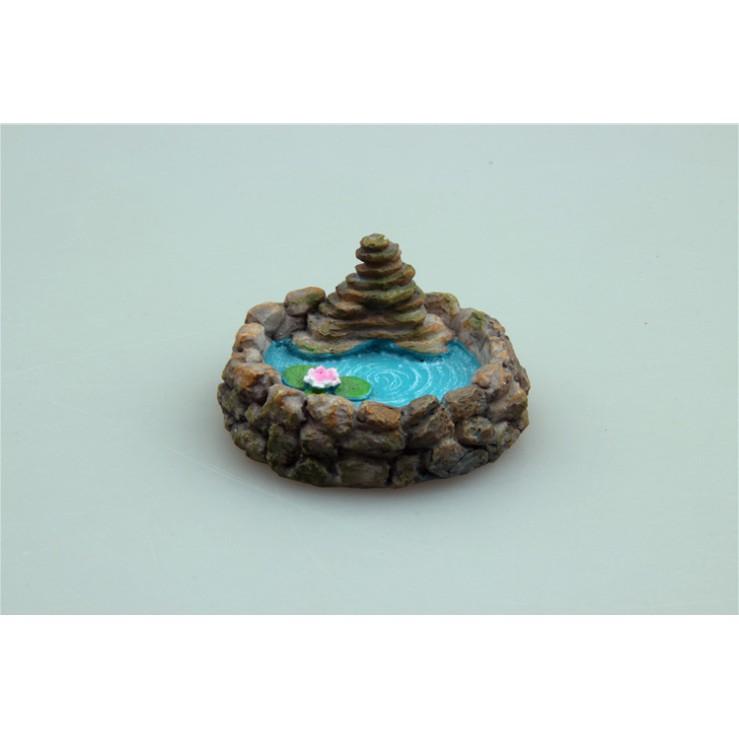 Mô hình hồ bán cạn trang trí tiểu cảnh, terrarium, DIY