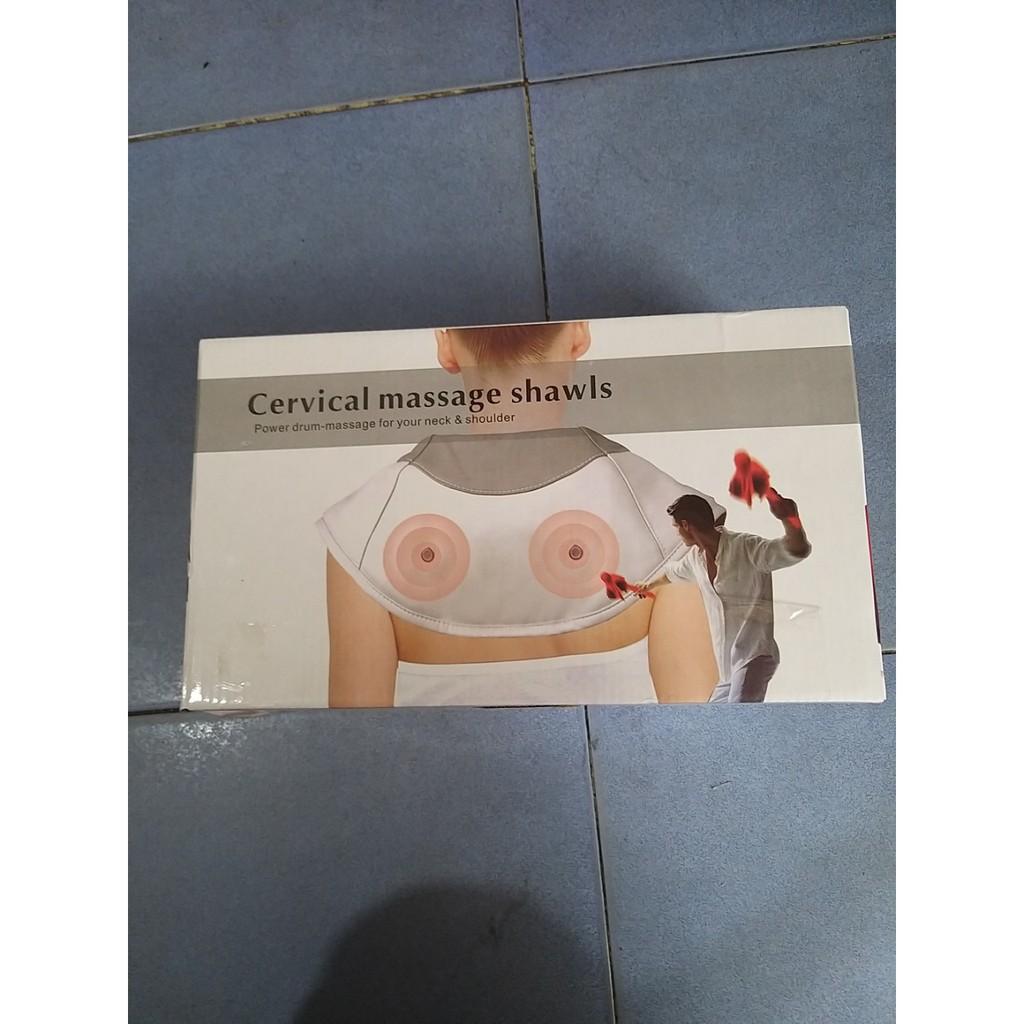 Đai massage đấm bốc lưng, vai cổ gáy đấm bóp toàn thân giảm cơn đau nhứt mõi hiệu quả.