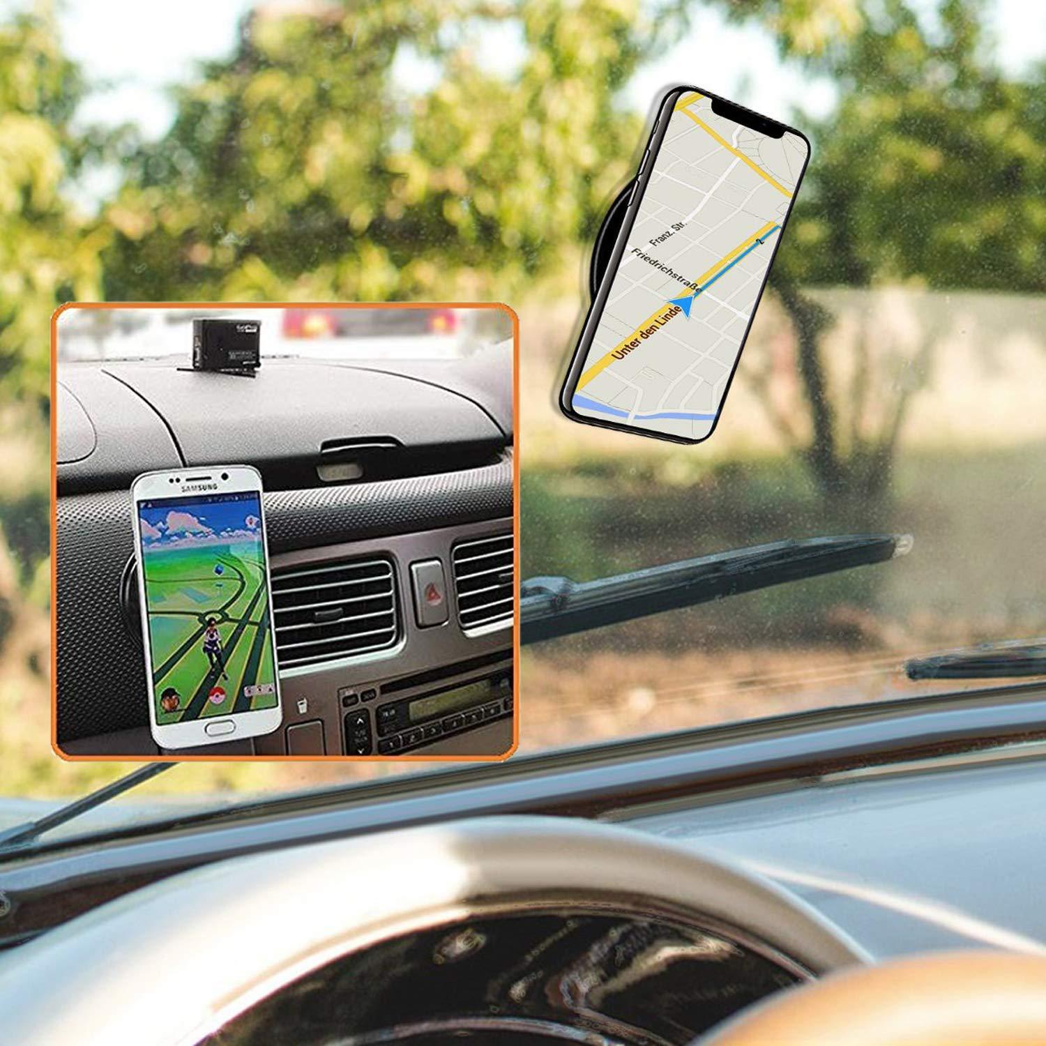 10 phần Nano Magic Tampons Gel, Thảm không có thể sử dụng lại Silicone để hỗ trợ điện thoại xe hơi và GPS, nhà, văn phòng, không có dấu vết