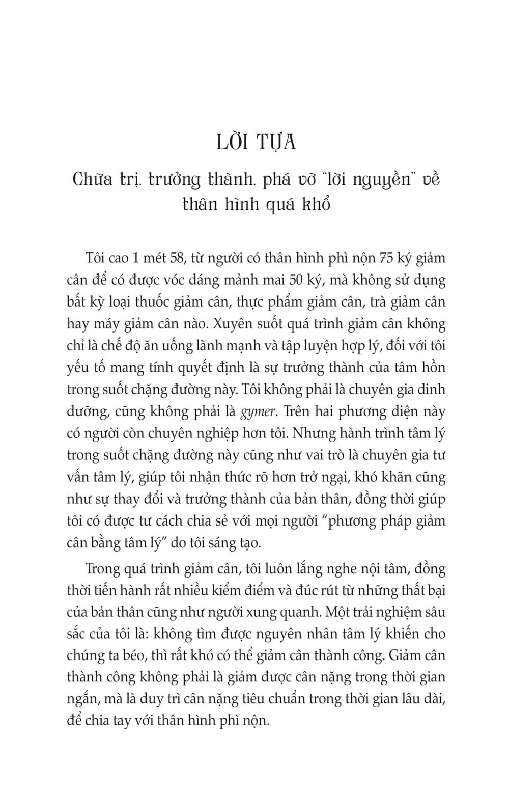 Giảm Cân Hiệu Quả Bằng Tâm Lý