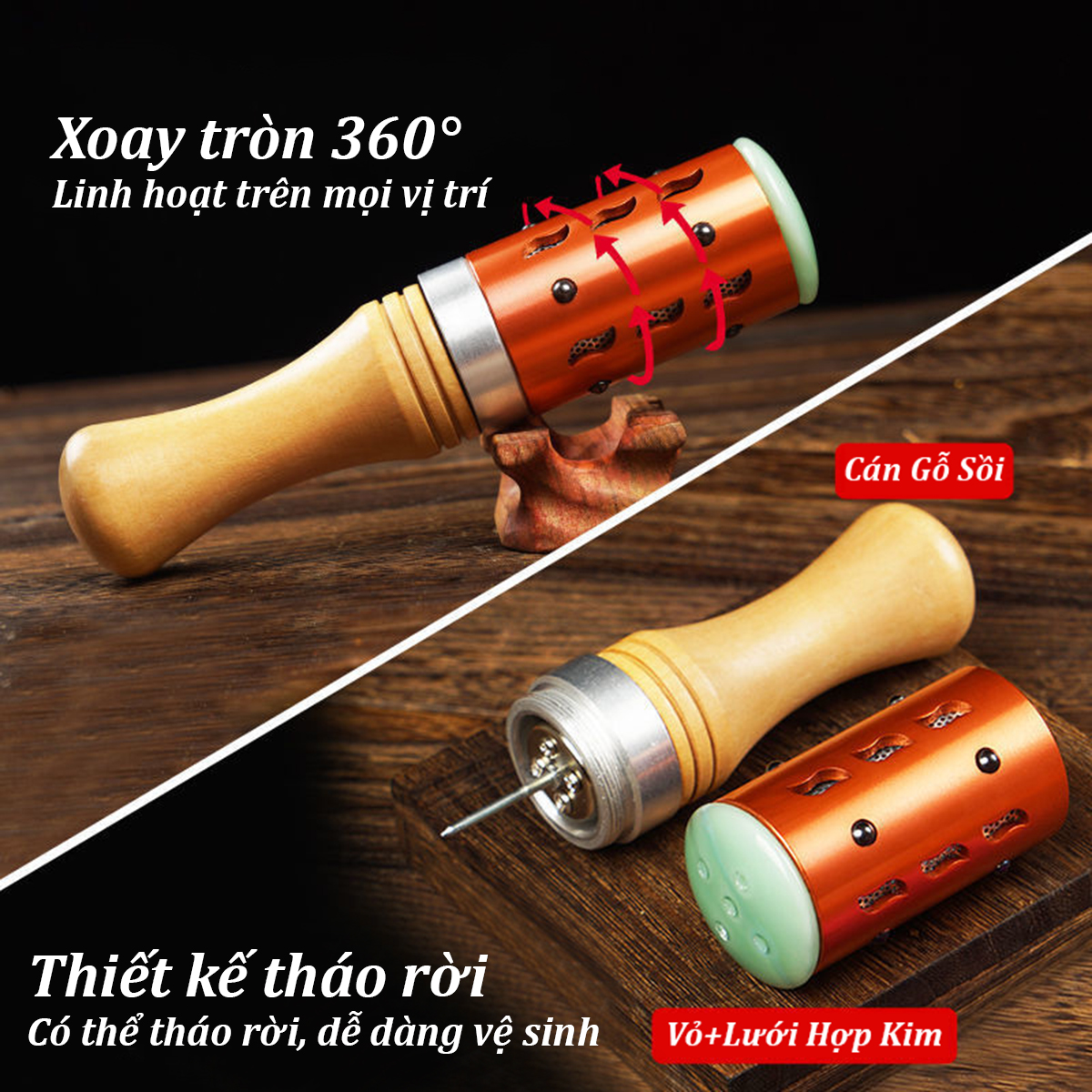 Cây Xông Hơ Ngải Cứu - Dụng Cụ Diện Chẩn ( Thanh Lăn Xoay 360 Massage Giảm Stress Căng Thẳng Phục Hồi Sức Khỏe .. )