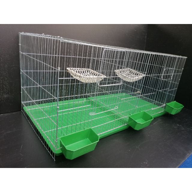 Máng ăn uống cho gà máng ăn màu xanh