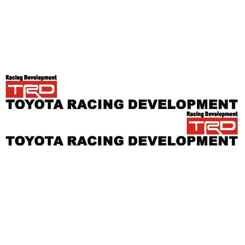 Dải Tem Dán Sườn Xe TRD Toyota Racing Development Ms-338