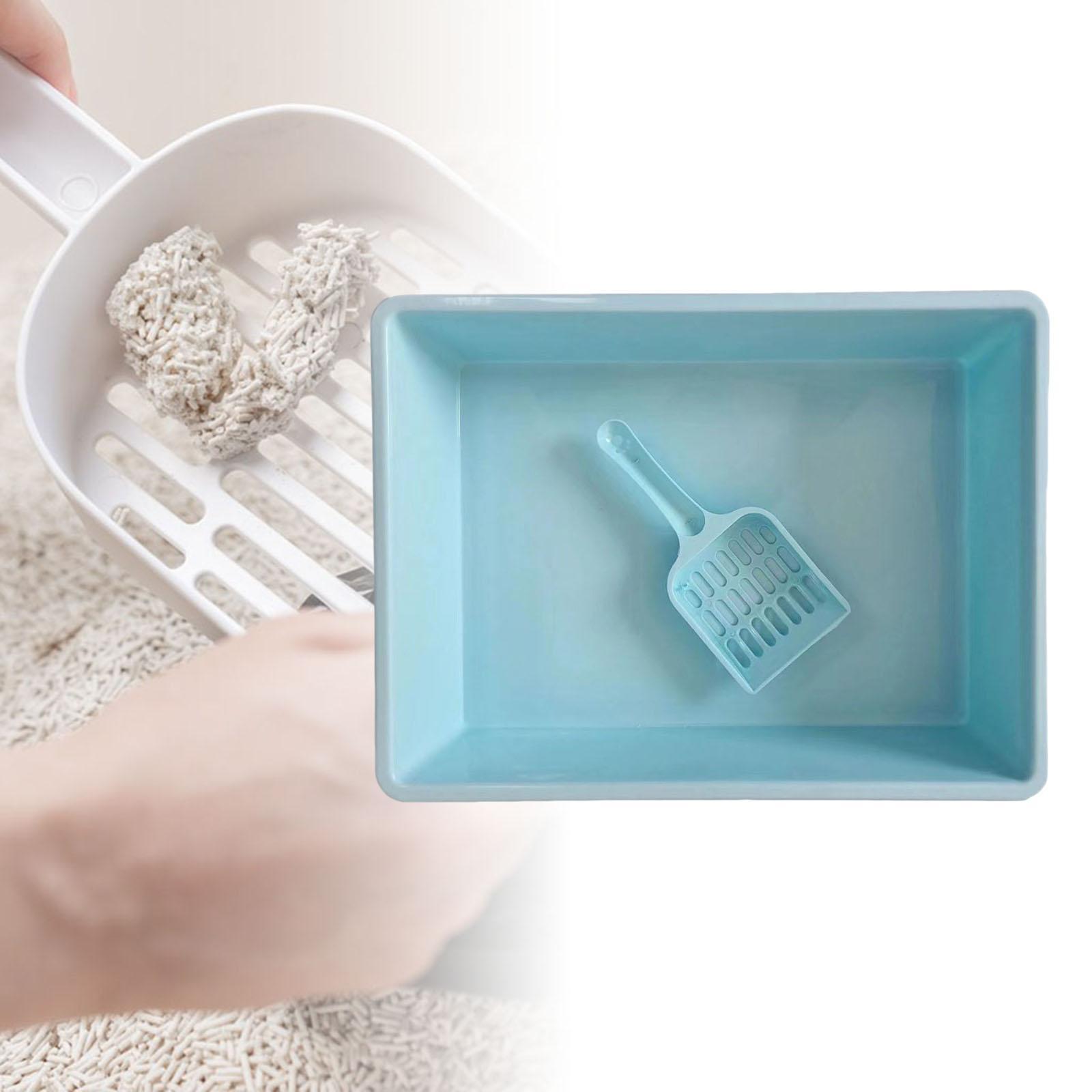 Cat Litter Box Pet Litter Tray Toilet Litter Pan Kitty with