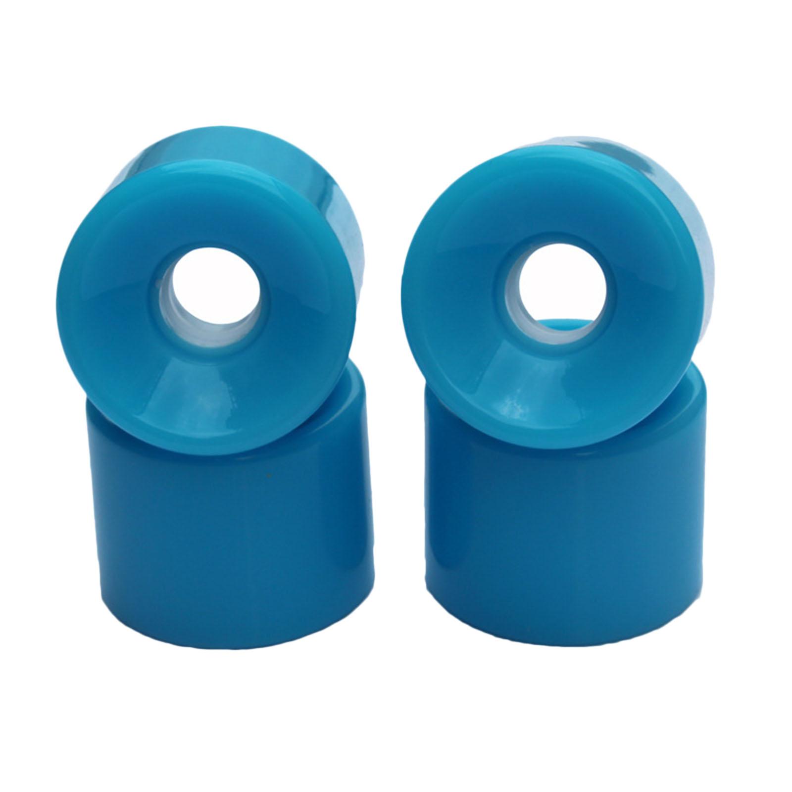 4x PU Skateboard Wheels Replacement Longboard Wheel Roller Casing
