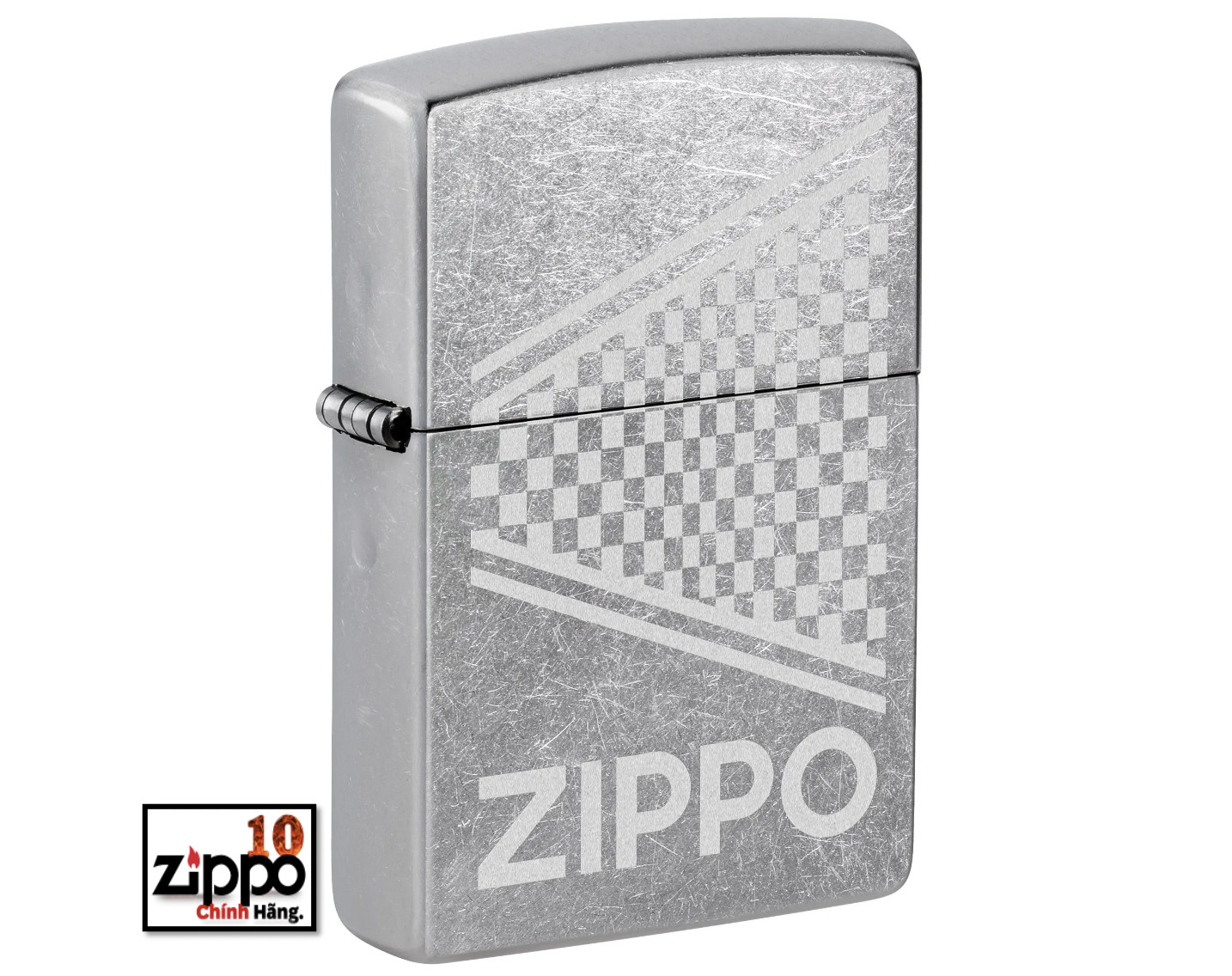 Bật lửa ZIPPO 48492 Checked Zippo Design - Chính hãng 100%