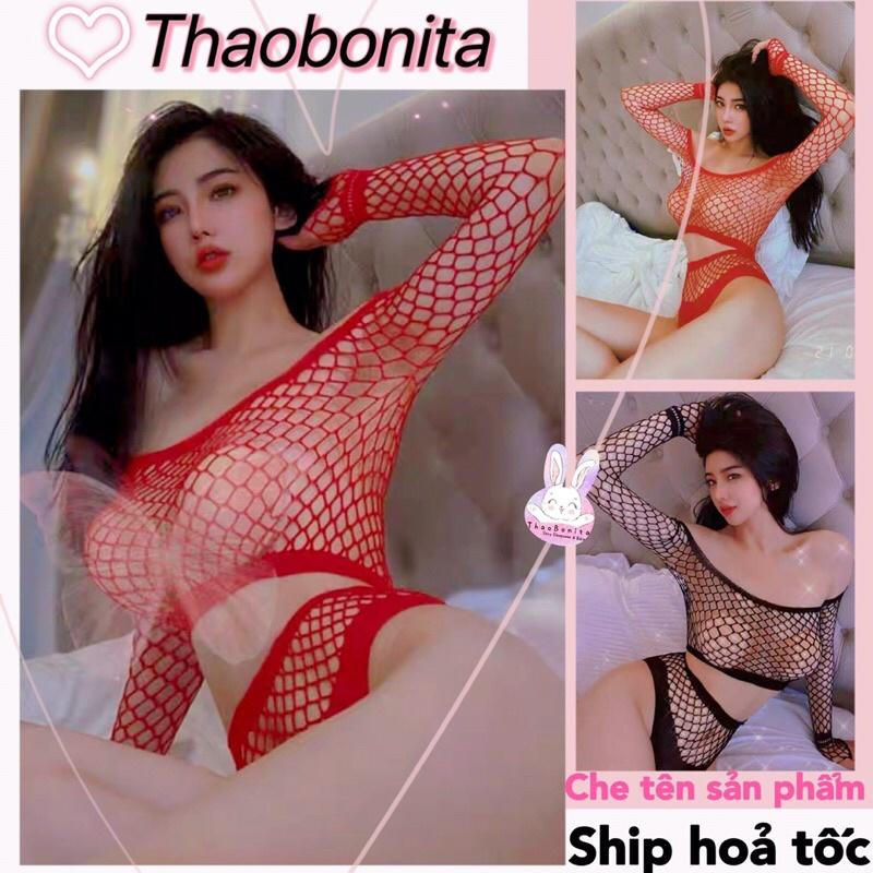 Set Lưới Dài Tay Body Siêu Sexy