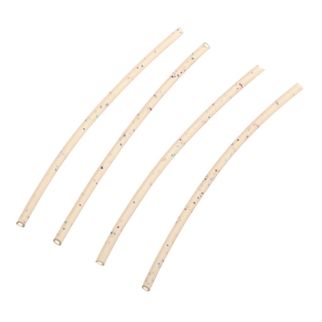 50pcs Soft Rubber Rig Tube Carp Fishing Rig Sleeves Hook Line Connector 6cm Terminal Tackle