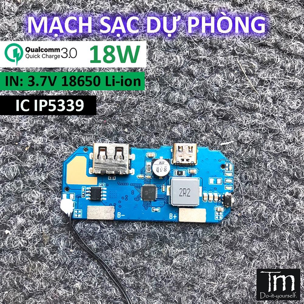 Mạch Sạc Dự Phòng Sạc Nhanh QC3.0 Chip IP5339