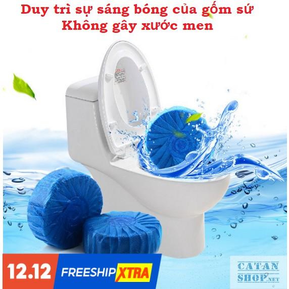 Bịch 10 Viên tẩy Bồn Cầu, thả bôn cầu, diệt vi trùng, khử mùi nhà vệ sinh công nghệ hàn quốc GD404-TayBC