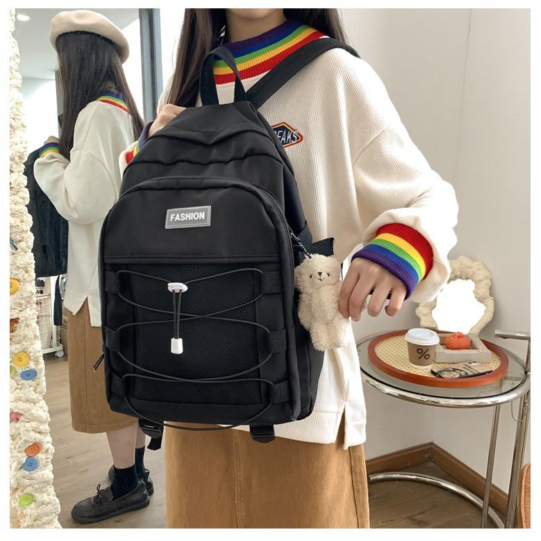 Balo ulzzang nam nữ đi học chống thấm dây lưới giá rẻ BAG U DAY23