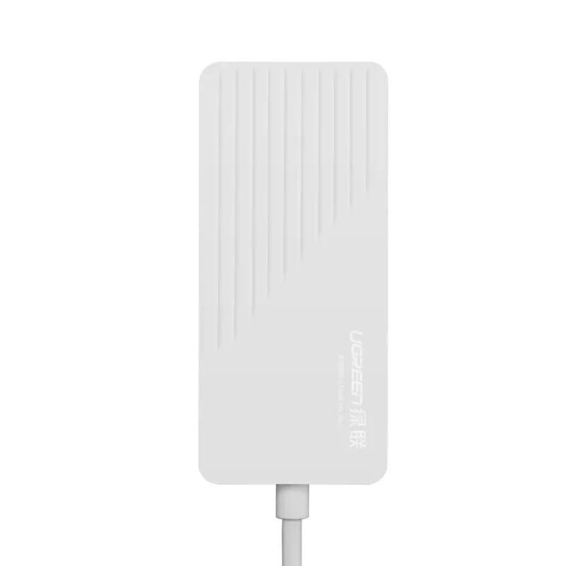Ugreen UG30411CR132TK 1M màu Trắng Bộ chia HUB USB 3.0 sang 3 USB 3.0 + đọc thẻ SD TF hỗ trợ nguồn MICRO USB - HÀNG CHÍNH HÃNG