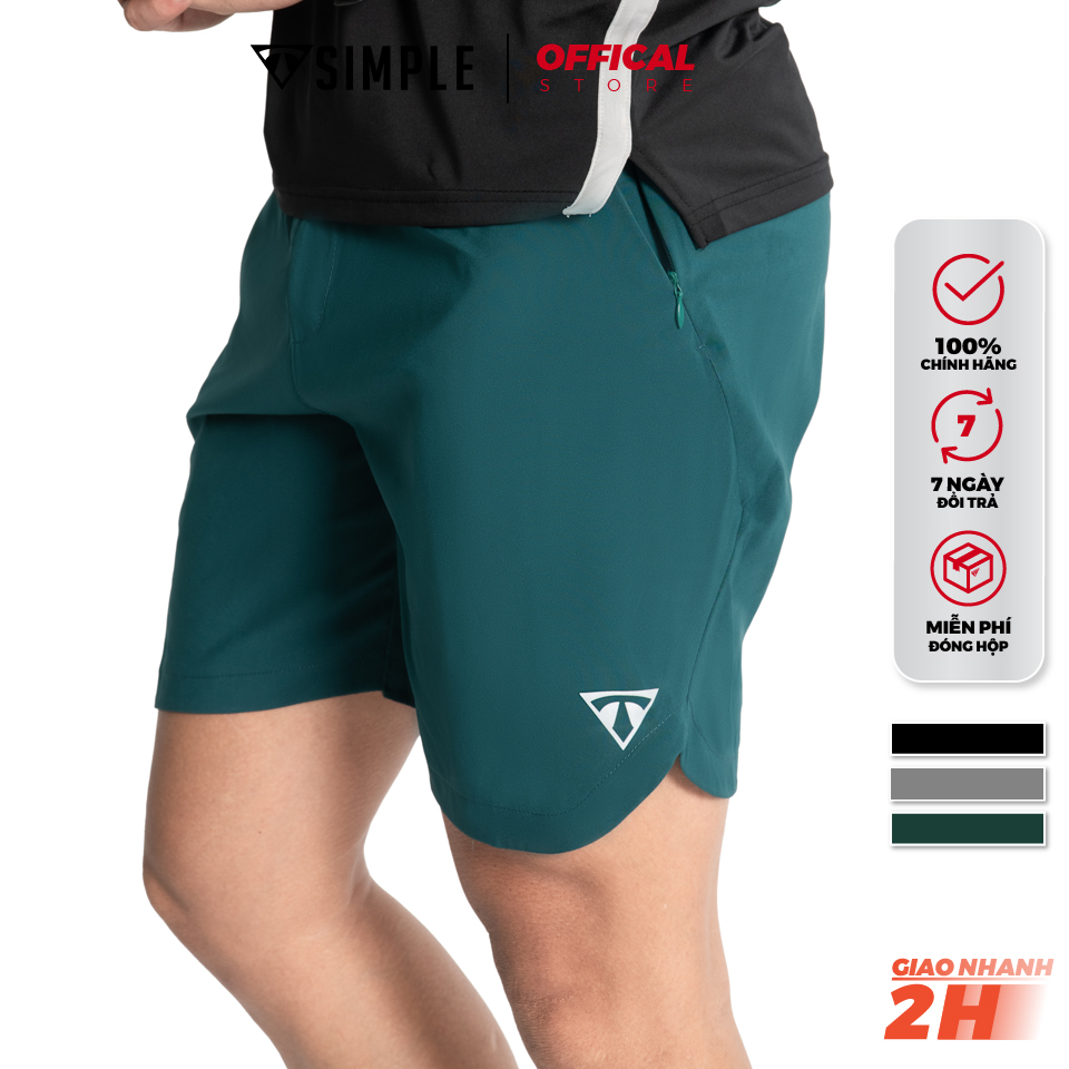 Quần Đùi Thể Thao Nam TSIMPLE V5 Short tập gym vải gió thoáng mát co giãn thoải mái vận động QGDP5