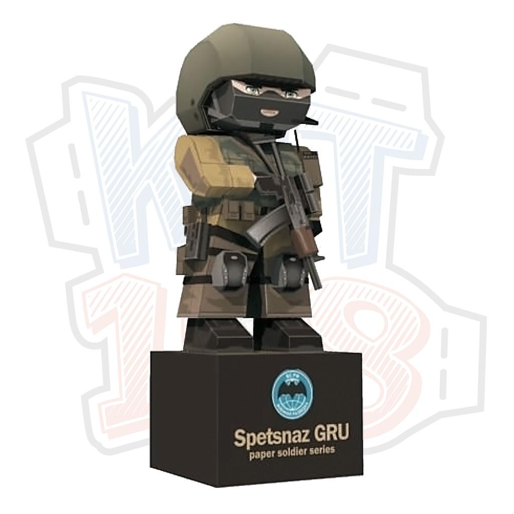 Mô hình giấy Bộ đội lính cute Spetsnaz GRU