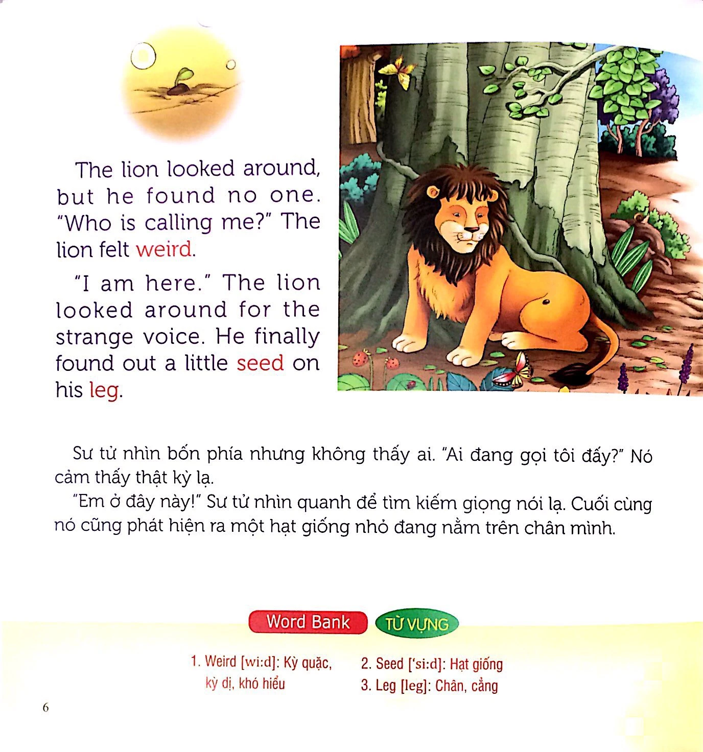 Nuôi Dưỡng Tâm Hồn - Truyện Tranh Song Ngữ Anh - Việt - Bé Học Về Sự Sống Và Sự Thay Đổi Của Tự Nhiên