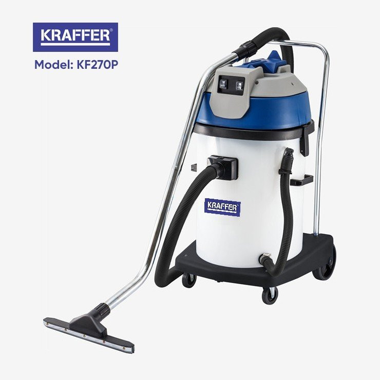 Máy hút bụi công nghiệp 3200W hút khô và ướt 70l KF270P - 2 motor