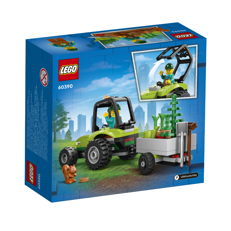 Đồ Chơi Lắp Ráp LEGO City Máy Kéo Trồng Cây Công Viên 60390 (86 chi tiết)