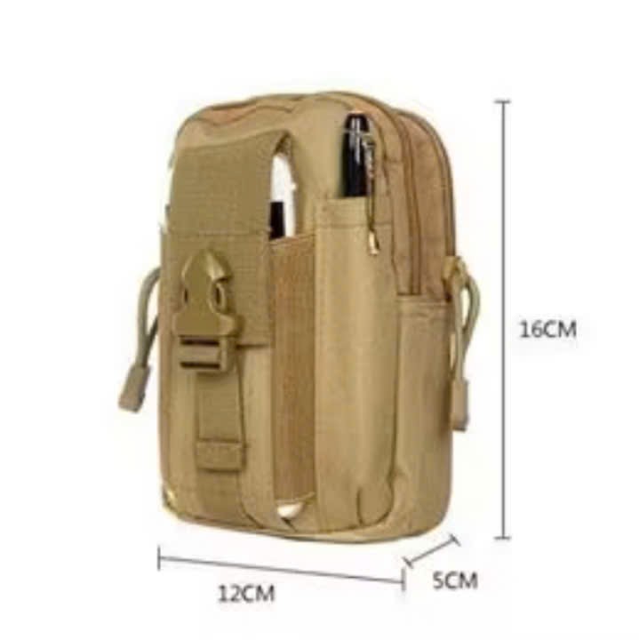 Túi đeo dây thắt lưng đeo hông nhiều ngăn nhỏ gọn