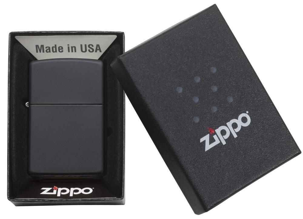 Bật Lửa Zippo Black Matte 218