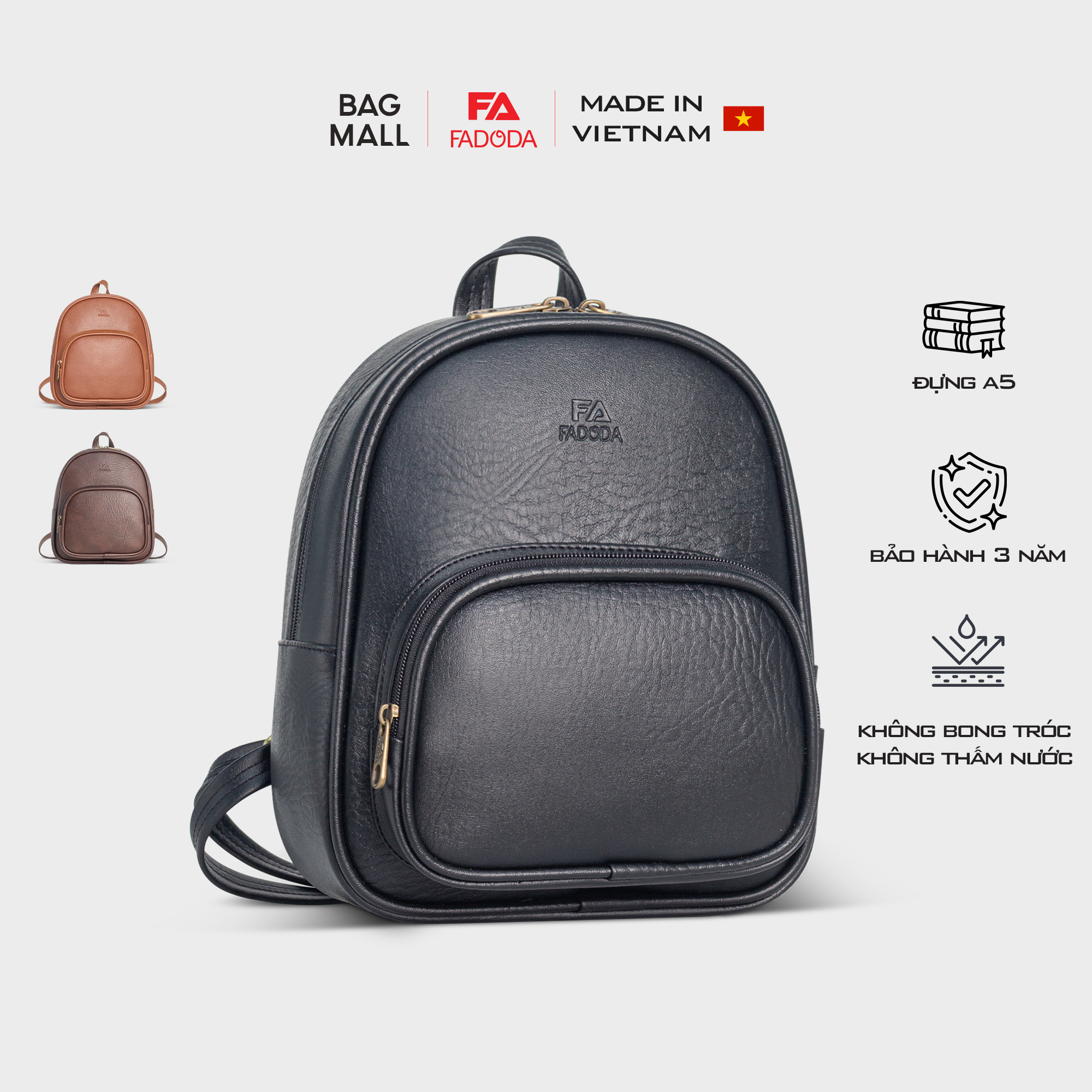 Balo nữ thời trang trẻ trung Fadoda FBA22