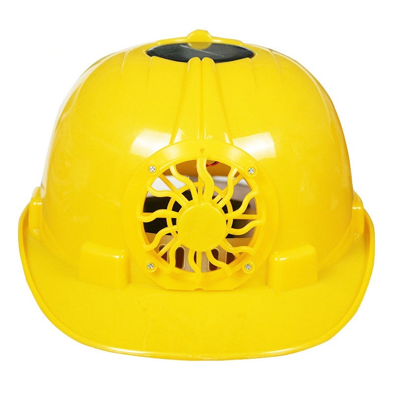 Mũ bảo hộ lao động, mũ xây dựng có quạt làm mát năng lượng mặt trời, mũ bảo hiểm lao động loại tốt