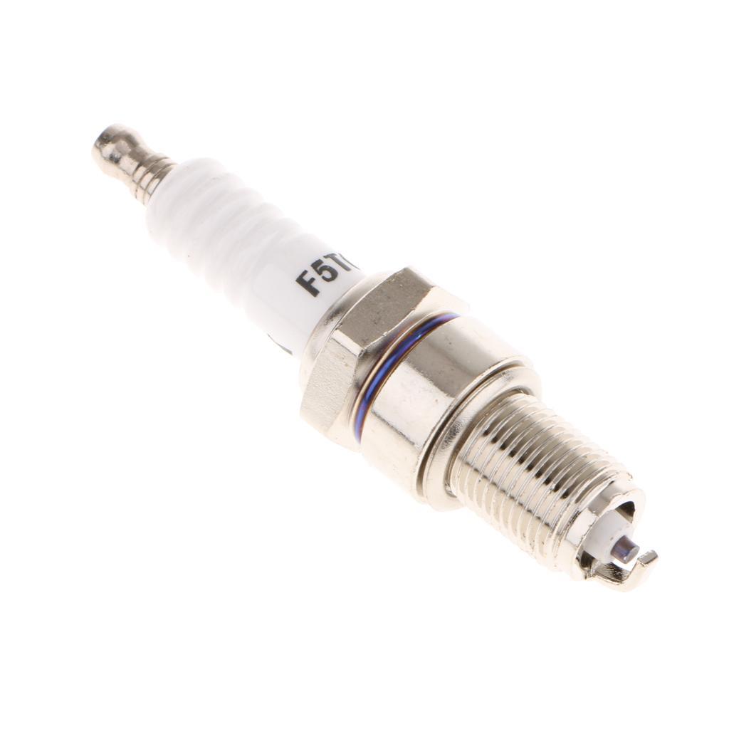 4 Pieces Motorcycle Automobile ATV Standard Spark Plug F5TC