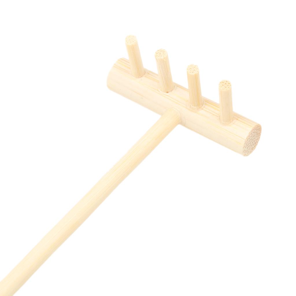 3Pcs Cute Rake Meditation Accessory for Feng Shui Zen Garden Sand DIY Decor
