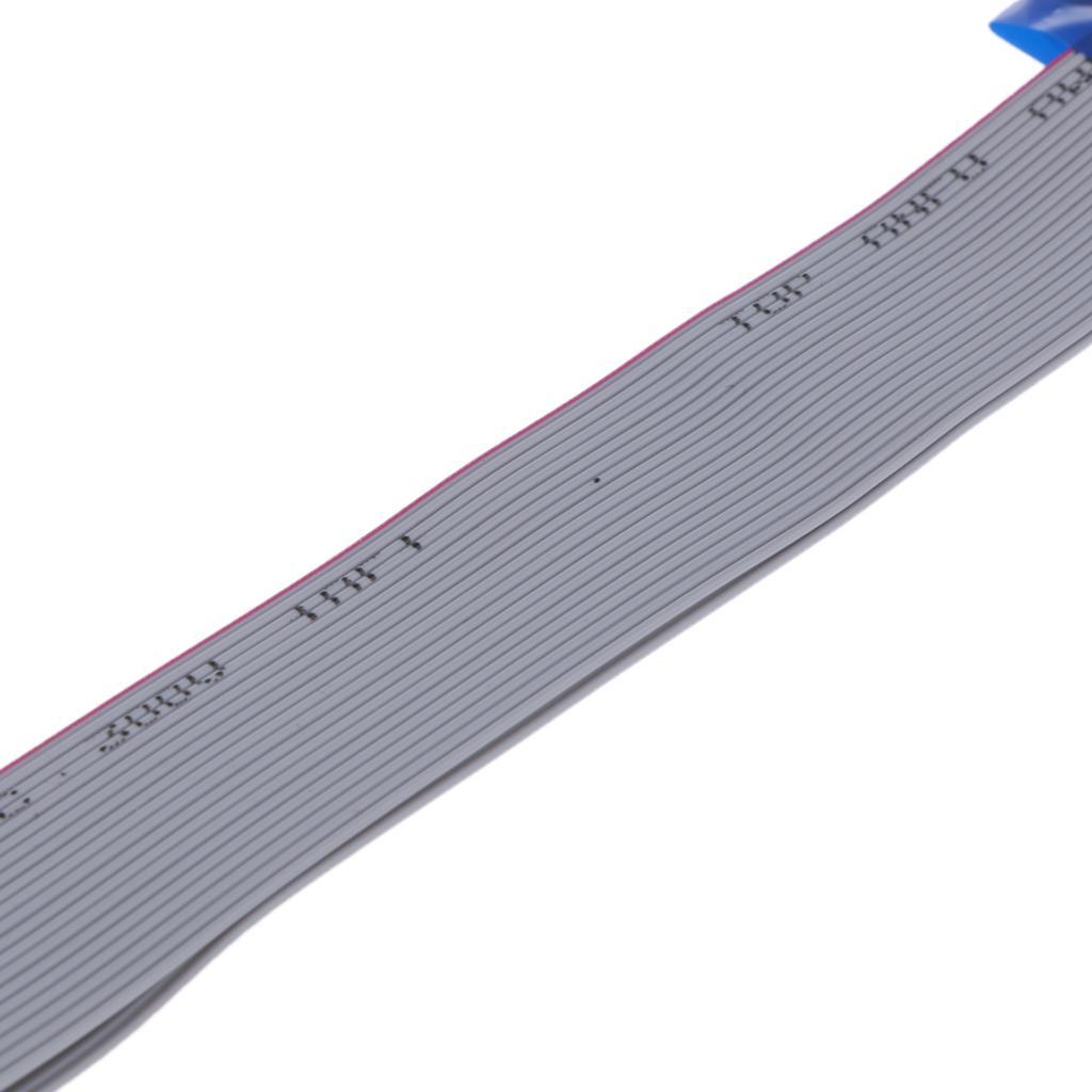 PCI- 1x To 16x Riser Card Ribbon Cable Extender Power Cord 32cm